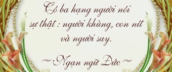 Có 3 hạng người nói sự thật: người khùng, con nít và người say