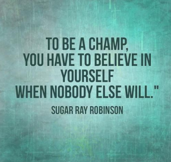 How to be a champ - Sugar Ray Robinson